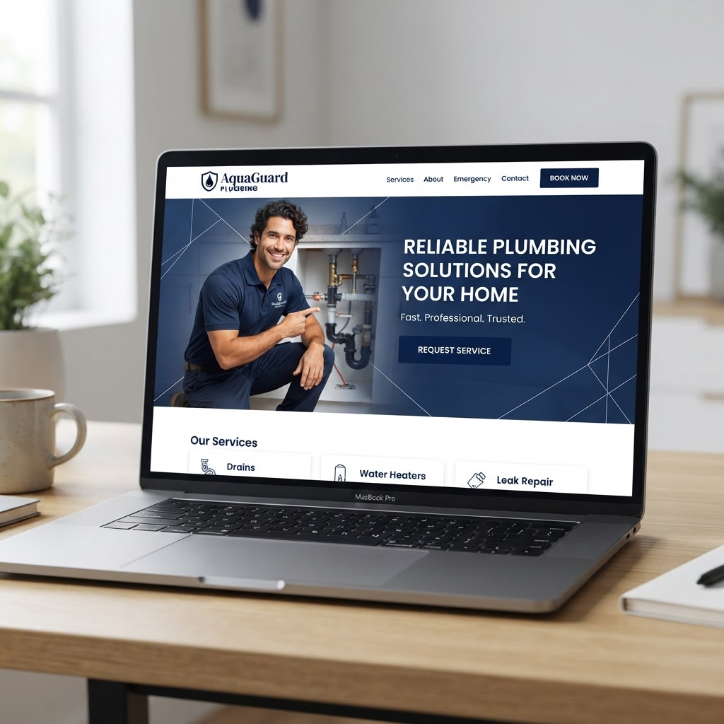 Website designed for Ridgeline Plumbing